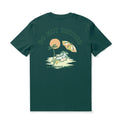 Hawaiian Tee For Men Do not Disturb By Loindaflow Tee Crew Neck 100% Cotton - DARK GREEN
