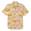 LeosWare® Men's Hawaiian Shirt Short Sleeve Button-up Breathable & Quick-Dry Aloha Bunny Folklore
