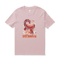Hawaiian Tee For Men Year of the Dragon 2024 Tee Crew Neck 100% Cotton - PINK