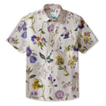 LeosWare® Men's Hawaiian Shirt Short Sleeve Button-up 95% Polyester, 5% Spandex Aloha Botanical Bundle