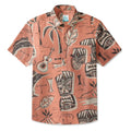 LeosWare® Men's Hawaiian Shirt Short Sleeve Button-up Breathable & Quick-Dry Aloha Tiki Party